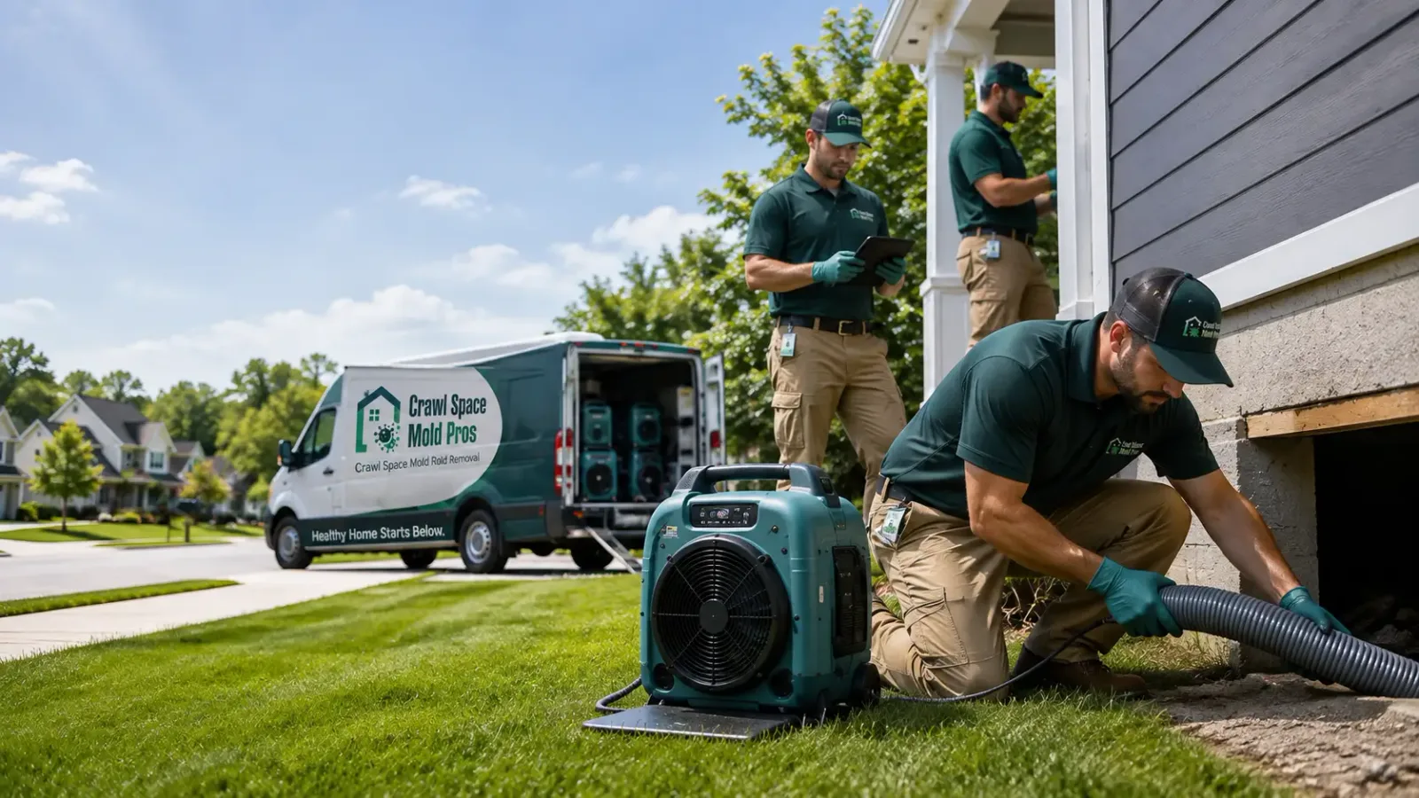 Crawl Space Mold Removal in Flandreau, SD